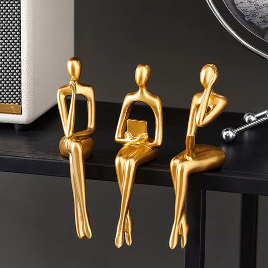 Gold Figurine Set