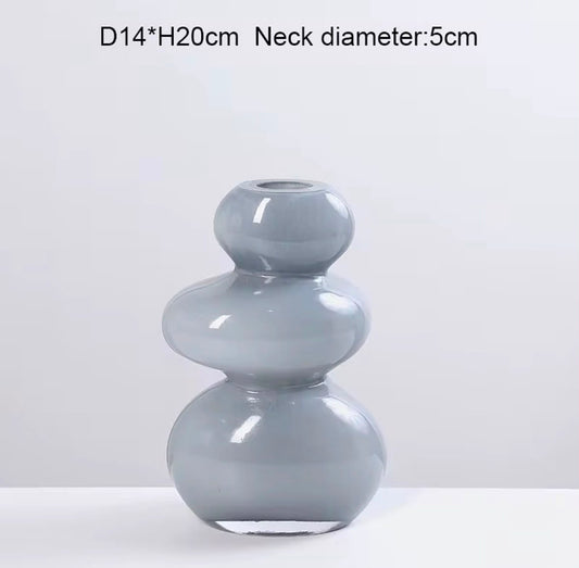 Bubble Glass Vase Collection