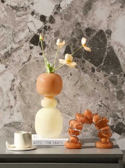 Two-Tone Glass Vase