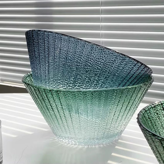 Textured Glass Bowl Collection