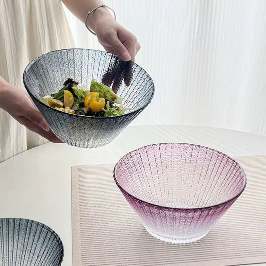 Textured Glass Bowl Collection