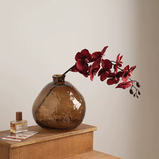 Amber Glass Vase