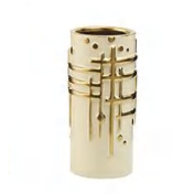 Linear Gold Ceramic Vases