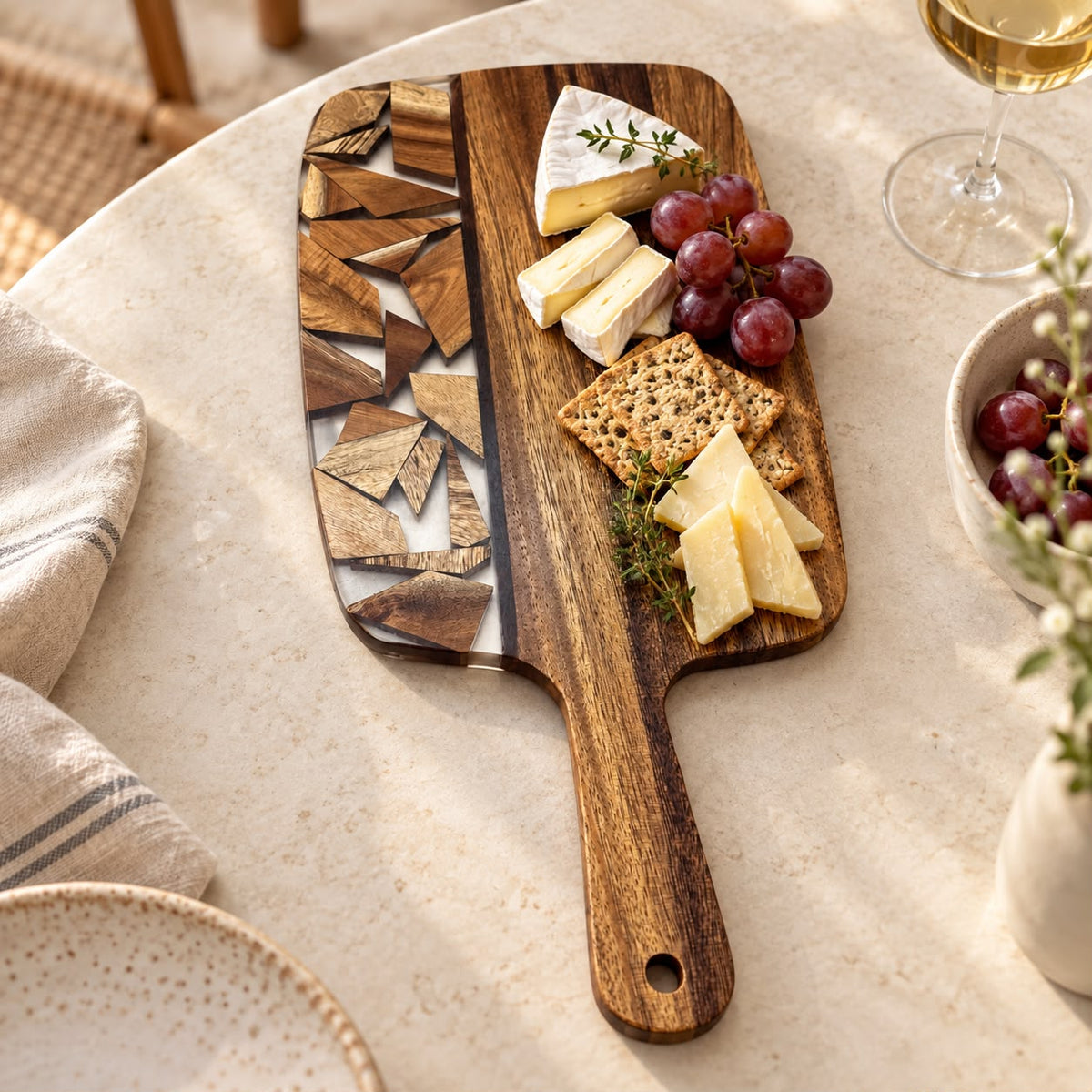 Wood & Resin Serving Collection