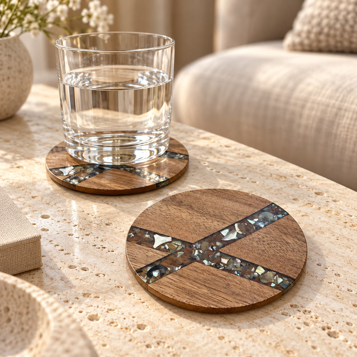 Wood & Resin Serving Collection