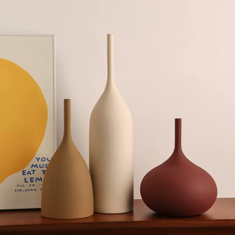 Soft Earthy Tone Vases