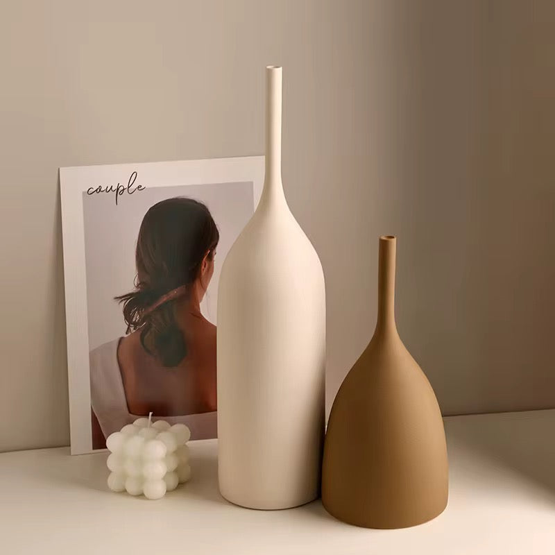 Soft Earthy Tone Vases