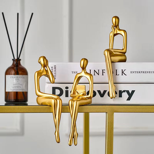 Gold Figurine Set