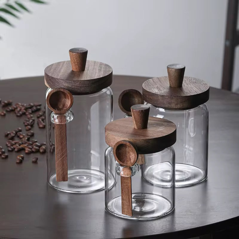 Glass Storage Jars set