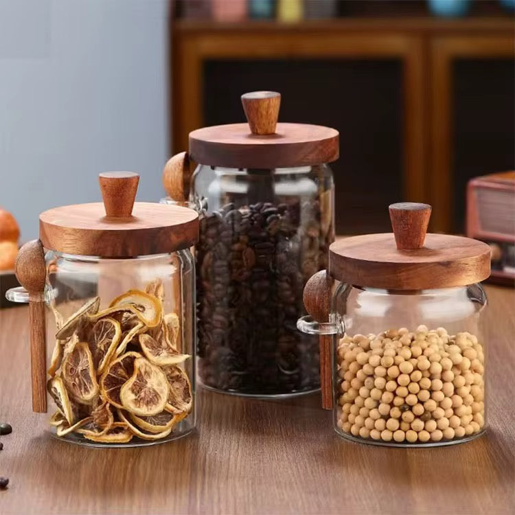 Glass Storage Jars set