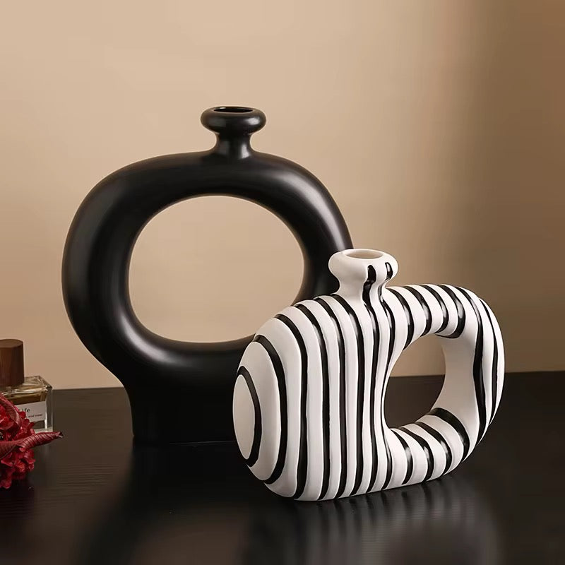 Silhouette Ceramic Vases