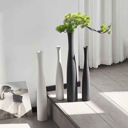 Tall Slender Ceramic Vases