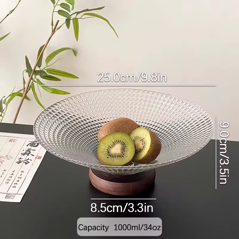 The Grid Glass Bowl