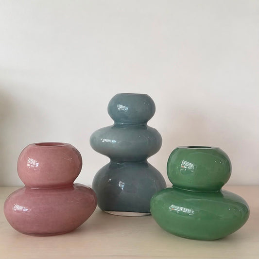 Bubble Glass Vase Collection