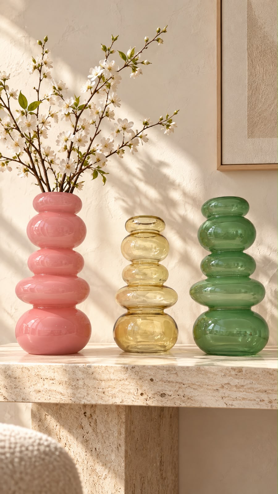 Sculptural Glass Vase