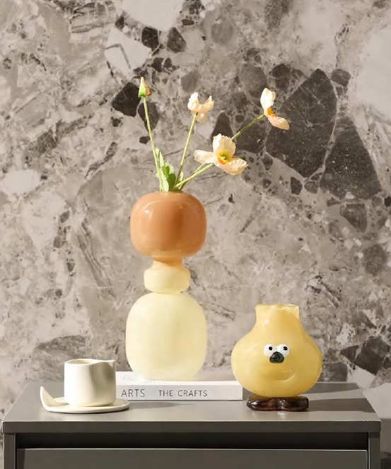 Two-Tone Glass Vase