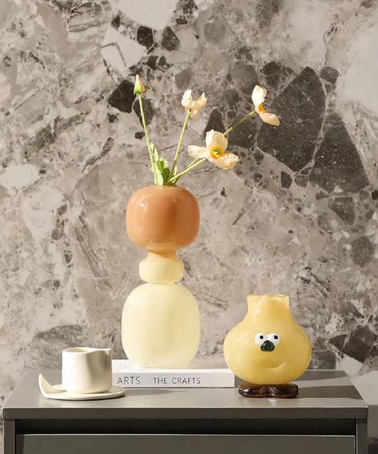 Two-Tone Glass Vase